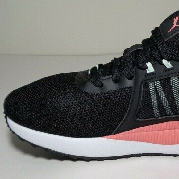 Puma Women's Pacer Net Cage Soft Foam Sneakers - Black - Picture 9 of 14